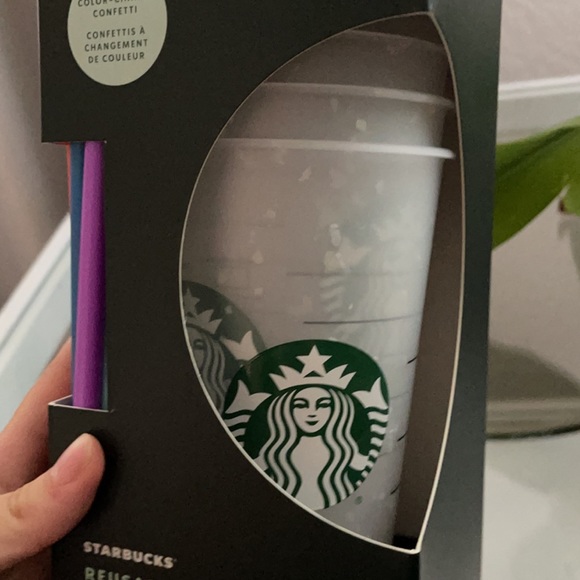 Starbucks Reusable Confetti Pack of 5 - Picture 3 of 5